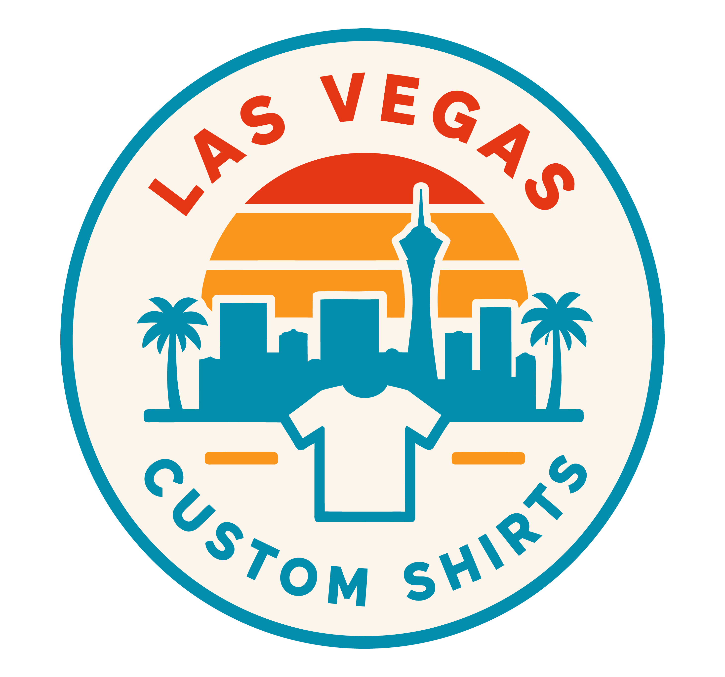 Las Vegas Custom Shirts badge